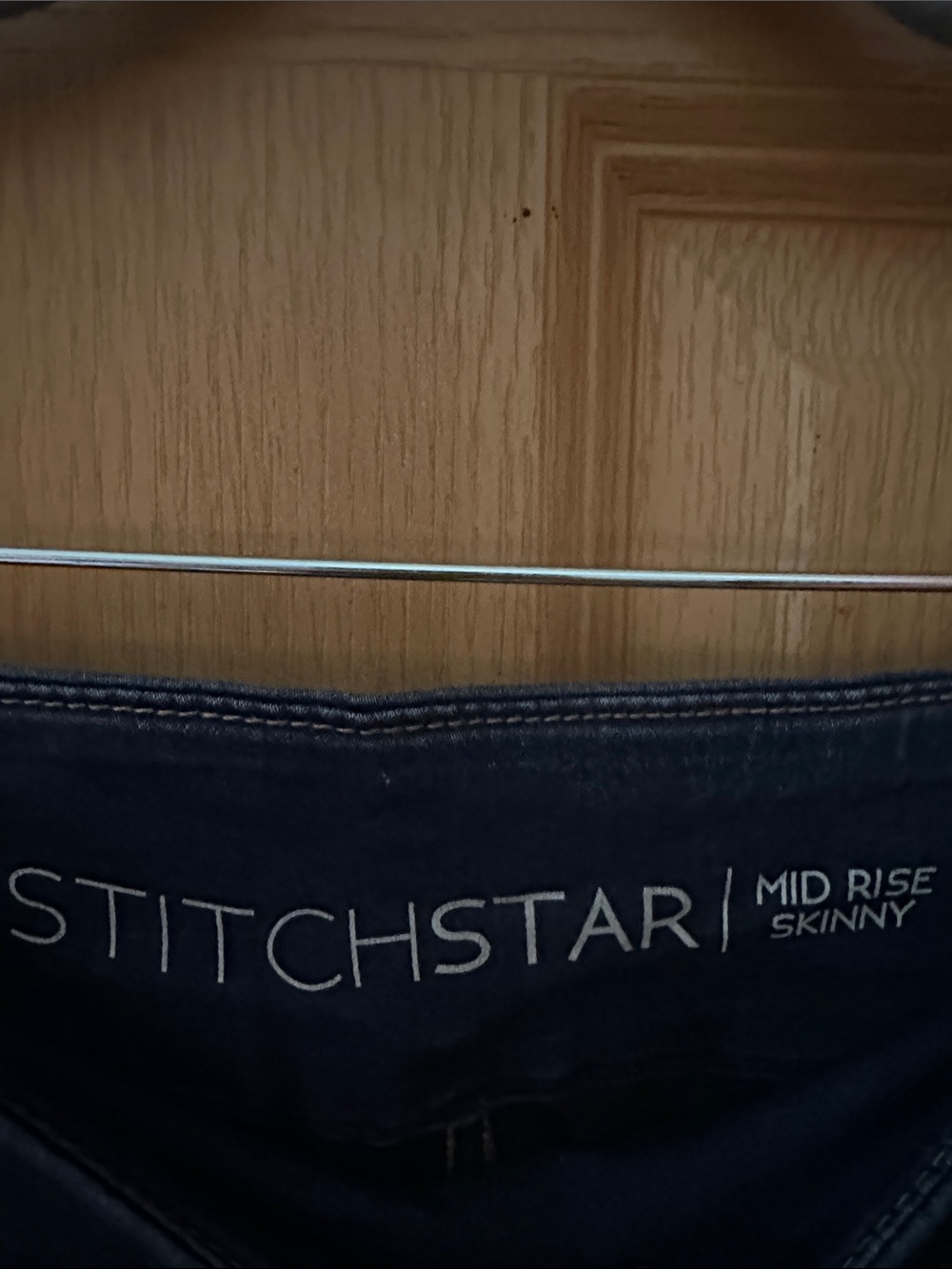 Women's Dark Indigo Stretch Skinny Jeans - Picture 2 of 3